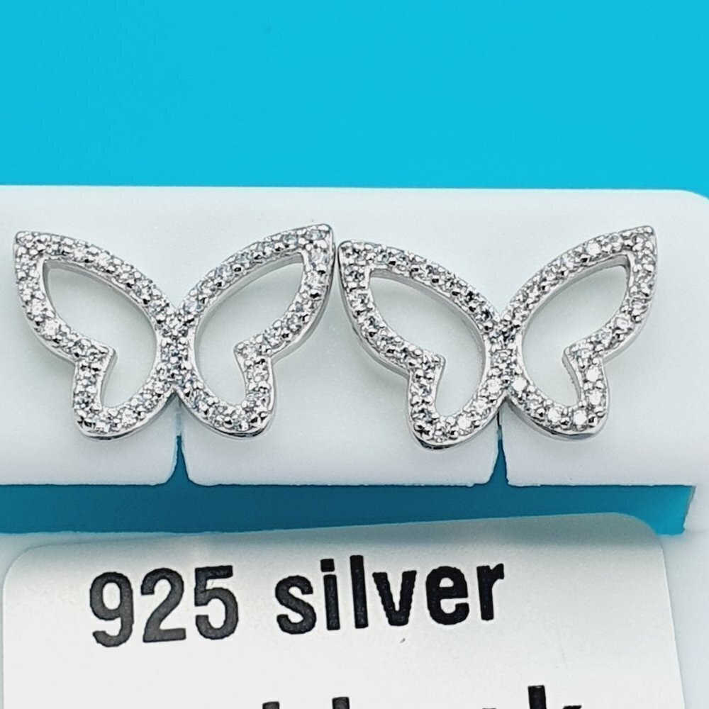 "925 Sterling Silver CZ Beautiful Earrings for Women, 1USPAR4173